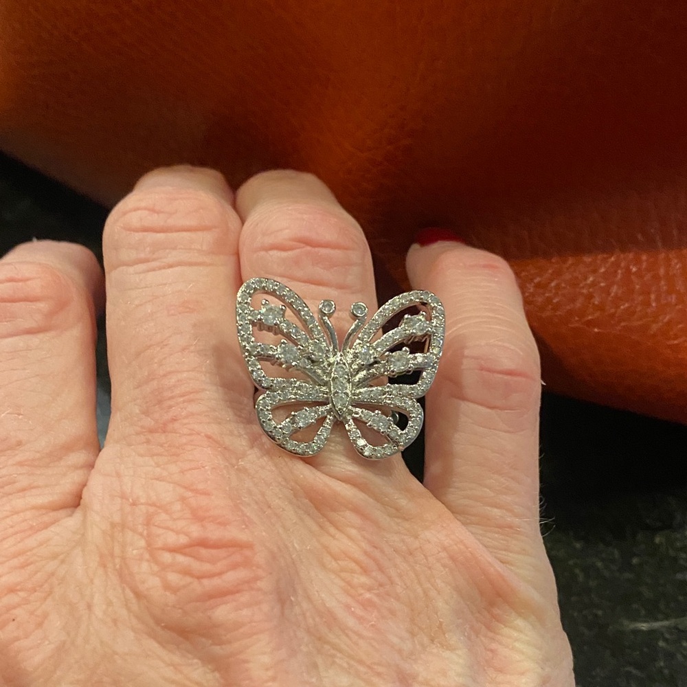 3 for $10 item Elegant Silver Butterfly Ring